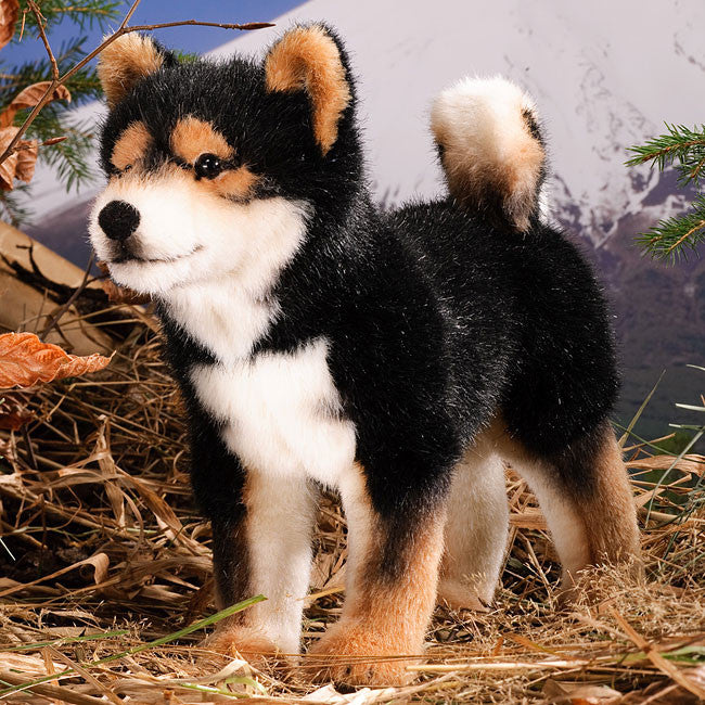 Black shiba shop inu stuffed animal