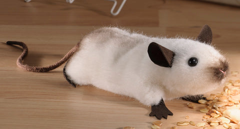 Blue Burmese Mouse by Kosen - 13cm