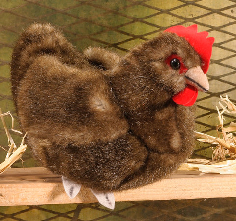 Hen by Kosen - 14cm, brown