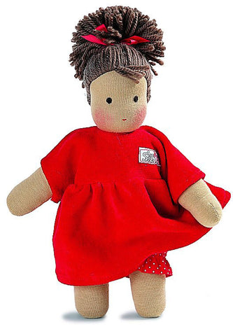 Silke Brunette Lotte Rag Doll by Kosen - 28cm