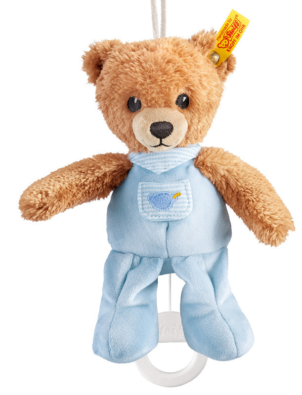 Teddy bear with music box outlet inside