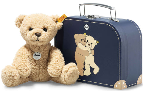 Ben Teddy Bear in suitcase by Steiff - 21cm